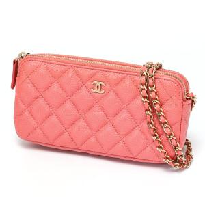 CHANEL（シャネル） マトラッセ Wファスナーチェーンウォレット A82527