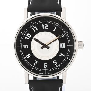 MONTBLANC　サミット7045ブラック/シルバー　クオーツ　メンズ ウォッ MONTBLANC（筆記具、時計） モンブラン / MONTBLANC サミット