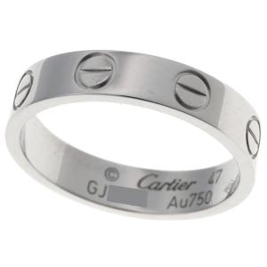 LOVE（Cartier） カルティエ Cartier ミニラブ リング 指輪 #56 K18WG