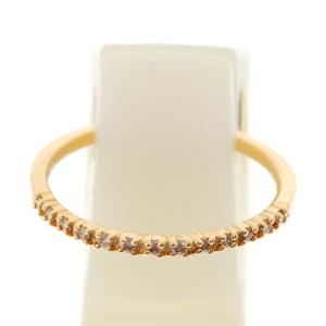 agete（アガット） リング 指輪 K18YG/ダイヤモンド0.08ct 7号【いおき