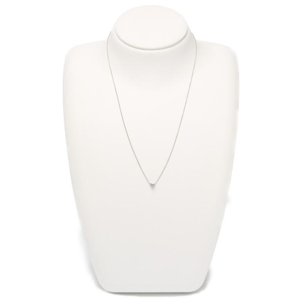 スタージュエリー/STAR JEWELRY　ミステリアス ハート ネックレス　K18WG　ホワイトゴ...