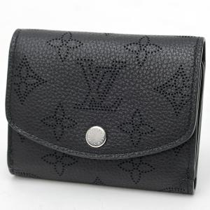【極美品】ルイヴィトン マヒナ ポルトフォイユ イリス コンパクト ノワール LOUIS VUITTON（ルイ・ヴィトン） 【未使用】ルイヴィトン マヒナ