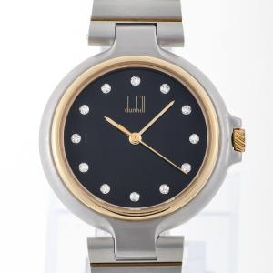 dunhill（ダンヒル） 中古 エリート 2ロウ K18YGコンビ 薄型クォーツ