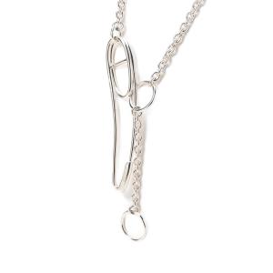 新品未使用HERMES エルメス シェーヌダンクル パンク ネックレス LG HERMES エルメス ネックレス シェーヌダンクル パンク MM #LG シルバー