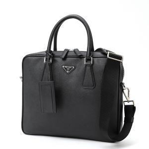 プラダ / PRADA　ブリーフケース / ビジネスバッグ　VS0305　サフィアーノレザー　ブラック 【中古】 PRADA（プラダ） ブリーフケース / ビジネスバッグ VS0305