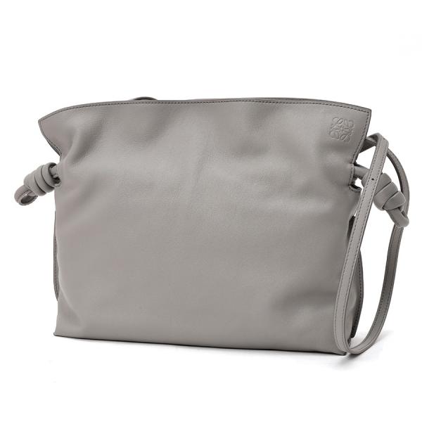 ロエベ / LOEWE　フラメンコ クラッチ ミディアム / ショルダーバッグ　ナパカーフレザー　グ...