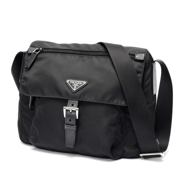 プラダ / PRADA 　ショルダーバッグ　1BD994　ナイロン　ブラック 【中古】 商品番号 K...