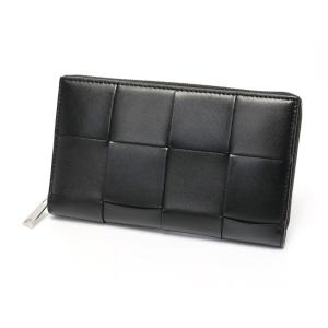 ボッテガヴェネタ　カセット ジップ アラウンド ウォレット　814649　カーフ【中古】商品番号 S-157988　新入荷｜tomida78
