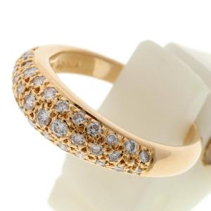 POLA ポーラ / POLA リング K18YG ダイヤモンド 0.35ct # 8 【中古  