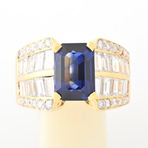 Pt900ペリドット リングP=8.204ct D=0.47ct＃ 27【中古】 : 質
