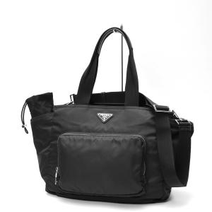 PRADA（プラダ） ミディアム パデッド Re-Nylon x レザー トートバッグ