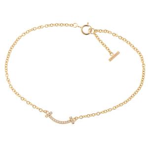 TIFFANY&Co.（ティファニー） T スマイル ミニ ブレスレット ダイヤ