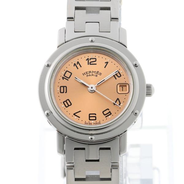 エルメス / HERMES　クリッパー　CL4.210　ピンク　クオーツ 【中古】　新入荷