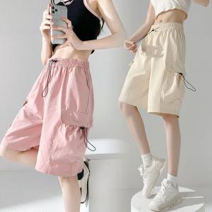 ハーフパンツ レディース 夏 水陸両用 カーゴ...の詳細画像4
