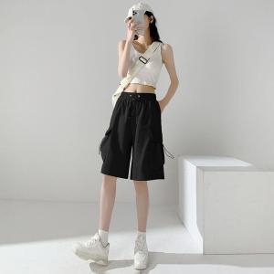 ハーフパンツ レディース 夏 水陸両用 カーゴ...の詳細画像5