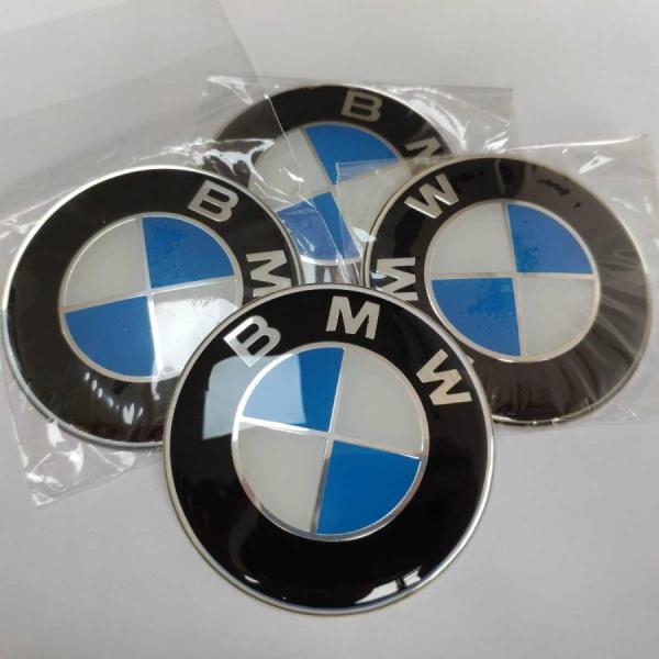 BMW ロゴ ホイールセンターキャップシール 4枚セット 直径65mm 防塵 ※1 3 5シリーズ ...