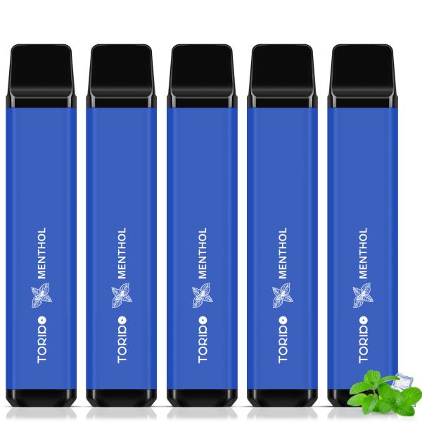 電子タバコ 使い捨て VAPE メンソール 5本入り 12500回吸引可能 大容量 電子たばこ 持ち...