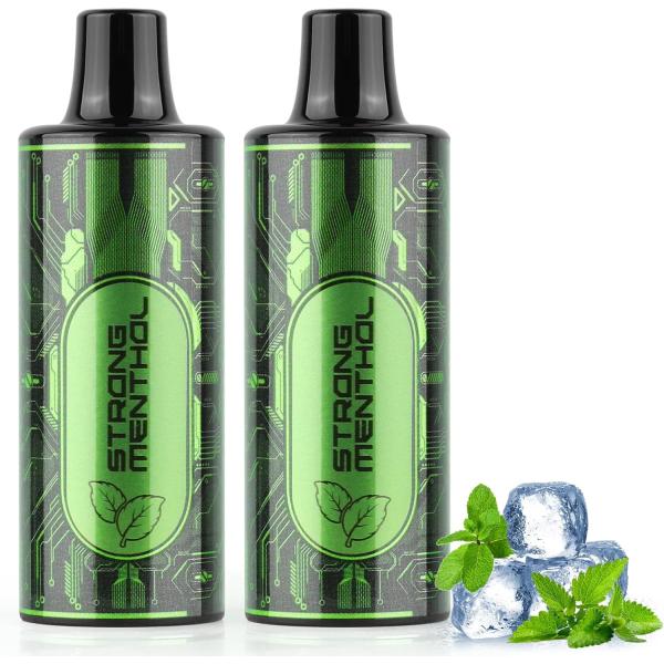電子タバコ 使い捨て VAPE ダブルミント 2点入り I3互換POD リキッド充填済み 爆煙 ベイ...