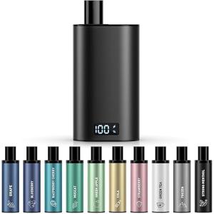 電子タバコ 使い捨て VAPE お得セット 大容量 10POD付き 50000回吸引可能 LEDdisplay POD交換式 持ち運び シーシャ ニコチンなし 超爆煙 ベイプ 禁煙 JT2型 DBL