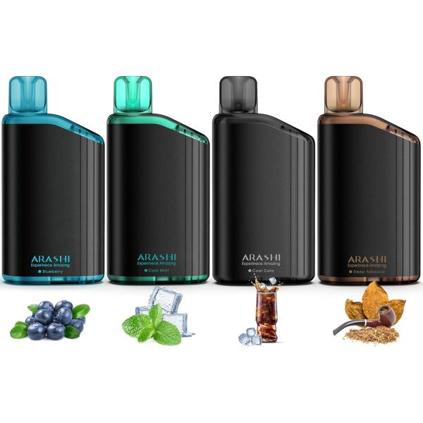 電子タバコ 使い捨て VAPE 8種風味揃い 64000回使用可能 持ち運び シーシャ 水蒸気タバコ...