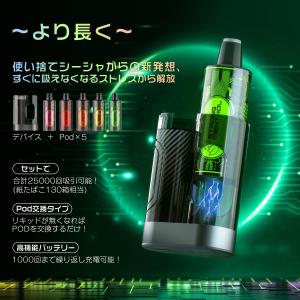 【本体付き・POD任意5風味セット】電子タバコ...の詳細画像1