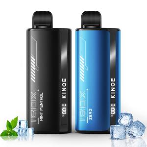 電子タバコ 使い捨て VAPE 約17000回吸引可能 2点入りセット 大容量 水蒸気 たばこ 持ち運び シーシャ 禁煙 爆煙 ベイプ ニコチン0 LEDモニター搭載 IBOX KINOE