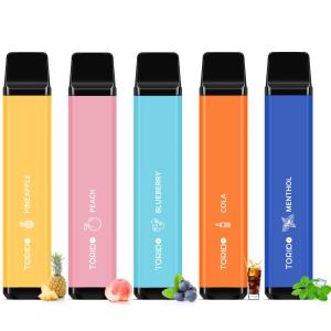 電子タバコ 使い捨て VAPE MIX風味 5本入り 12500回吸引可能 大容量 持ち運びシーシャ たばこ ビタミン入り 爆煙 ベイプ タールなし ニコチンなし O2Plus TORIDO