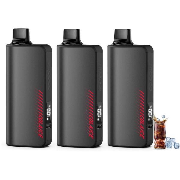 【超オトク・3点入りセット】電子タバコ 使い捨て VAPE 48000回吸引可 大容量 LED液晶表...