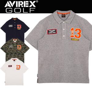 AVIREX GOLF シーズナルポロシャツ AVG3F-AP14 シャツ  23FW アヴィレックス ゴルフ アビレックス｜tomikichi