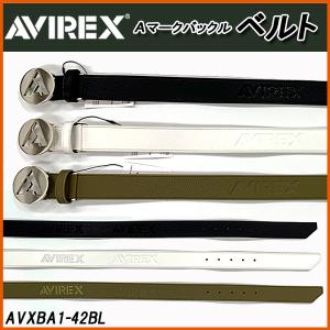 アヴィレックス Ａマークバックル ベルト AVIREX GOLF AVXBA1-42BL アビレックス｜tomikichi