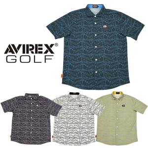 AVIREX GOLF アヴィレックス USNプリントシャツ 22SS-AVXBB1-10W AVIREX 22 アビレックス ゴルフ 「ネコポス便送料無料！」｜tomikichi