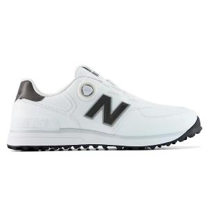 ニューバランス ゴルフスパイクレスシューズ 574 v4 SL BOA(R) 【U574B8PO】ホワイト/ブラック NEW BALANCE GOLF