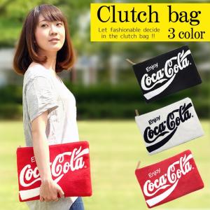 ゆうパケット コカ・コーラ クラッチバッグ メンズ レディース
