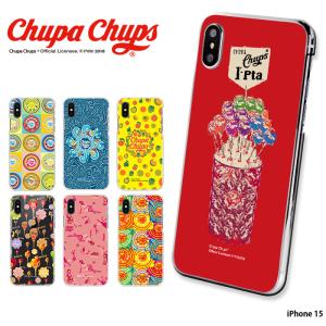 iPhone 15 ケース iphone15 アイフォン15 アイホン15 カバー デザイン チュッパチャプス Chupa Chups｜tominoshiro