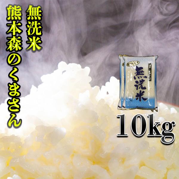 お米 米 10kg 白米 送料別 最短 無洗米 熊本県産 森のくまさん 新米 令和7年産 5kg2個...