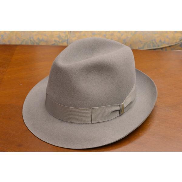 Borsalino ボルサリーノ フェルトハット QS クオリティスーペリオーレ つば約5〜5.7c...