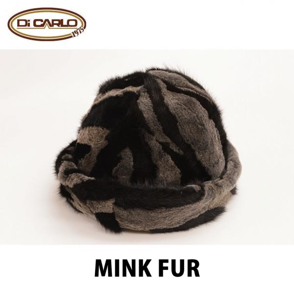 Di Carlo ディ カルロ レディース 冬 防寒 Mink Fur ミンクファー 毛皮 クロシェ...