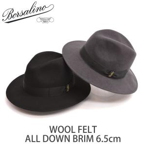 Borsalino（ボルサリーノ） 帽子 中折れハット フェルト帽 秋 冬
