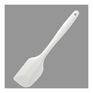 TOMIZAWAシリコンスパチュラ（ホワイト） / 1本 富澤商店