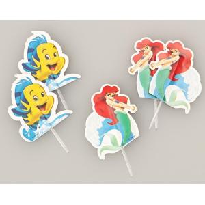 Wilton ディズニー ファンピック アリエル / 24本【 富澤商店 公式 】