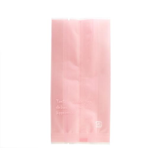 【取り寄せ】マチ付ガスバリア袋 モワルー ピンク 　70×150×(30)mm / 25枚 富澤商店...