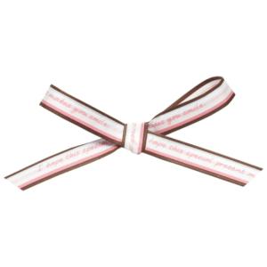 リボン　パピエ・ストライプ　4　ストロベリーチョコ