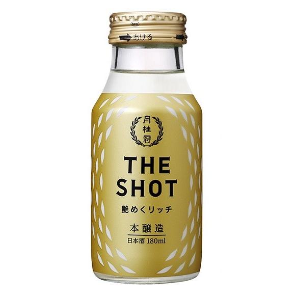 月桂冠 THE SHOT 艶めくリッチ(本醸造)１８０ｍｌ瓶x1ケース(３０本)