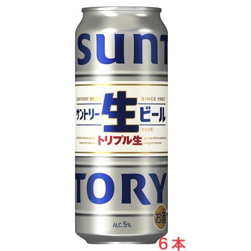 【リニューアル発売 順次切替】サントリー 生ビール ５００ｍｌ×６本