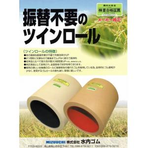 バンドーもみすりロール レッドロール 統合中40型 4インチ 高耐久