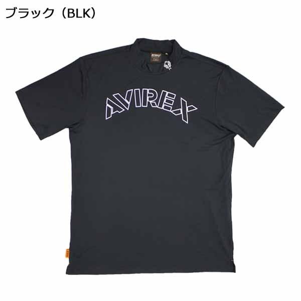 AVIREX GOLF 22 アヴィレックス ノーズアートモックシャツ 22SS-AVXBB1-03...