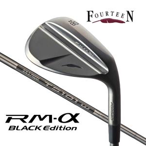 フォーティーン RM-α ブラックエディション ウェッジ （TS-101ｗBK）スチールシャフト  FOURTEEN RMα WEDGE　アルファ　BLACK EDITION｜tommy-golf