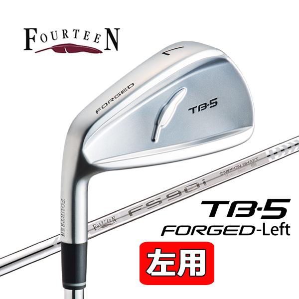 フォーティーン アイアン  TB-5 フォージド (左用)レフト  6本セット(#6〜＃9,＃Pw,...