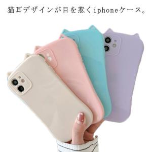 iPhone13 ケース 猫耳 iphone12 iphone11 13promax XR XS iphone7 8 SE 第二世代 iPhone12｜tomochan-shop