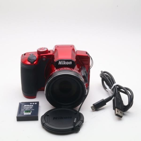 Nikon デジタルカメラ COOLPIX B600 RD 光学60倍 軽量 クールピクス レッド ...